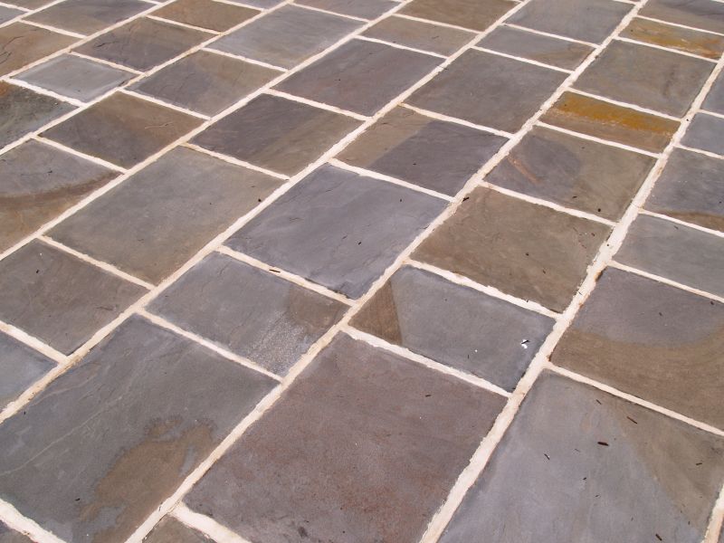 Outdoor Tile Work in Mild Weather